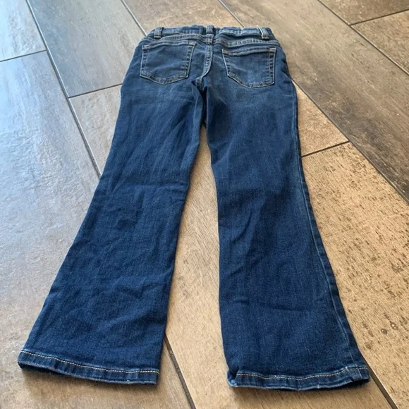 Girl’s Cat & Jack Blue Flare Wide Leg Jeans - Picture 3 of 3